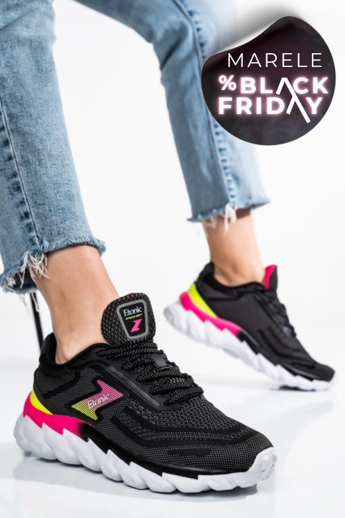 Etonic, pantofi sport black etw212670