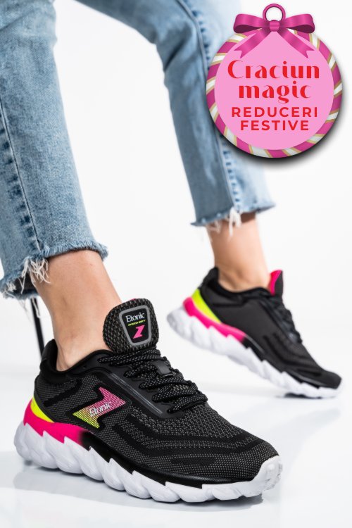 Etonic, pantofi sport black etw212670