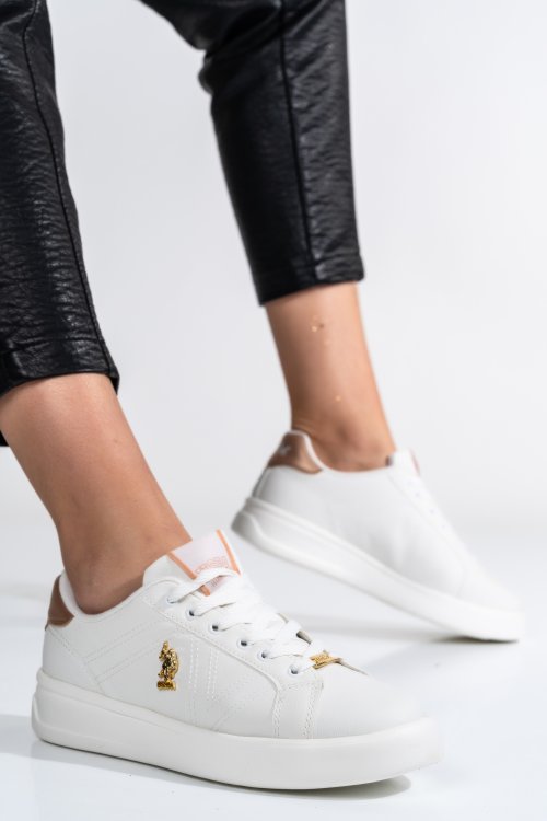 U.s. polo assn, pantofi sport white exxy