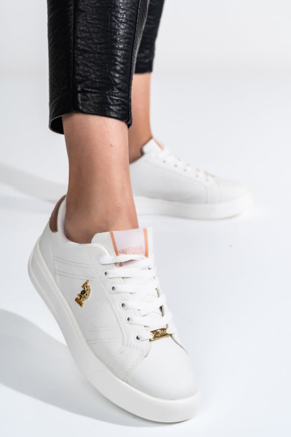 U.S. POLO ASSN, PANTOFI SPORT WHITE EXXY