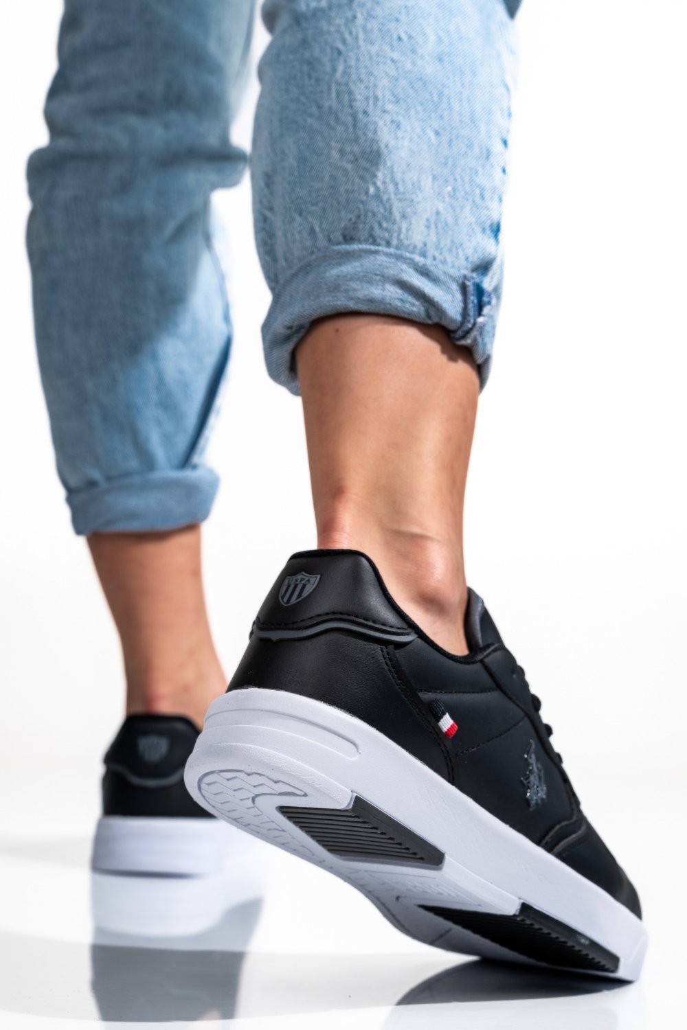 U.S. POLO ASSN, PANTOFI SPORT BLACK ANDREI