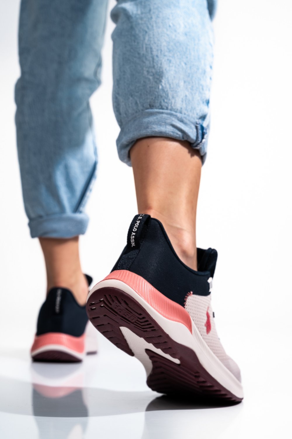 U.S. POLO ASSN, PANTOFI SPORT PINK FLORIN