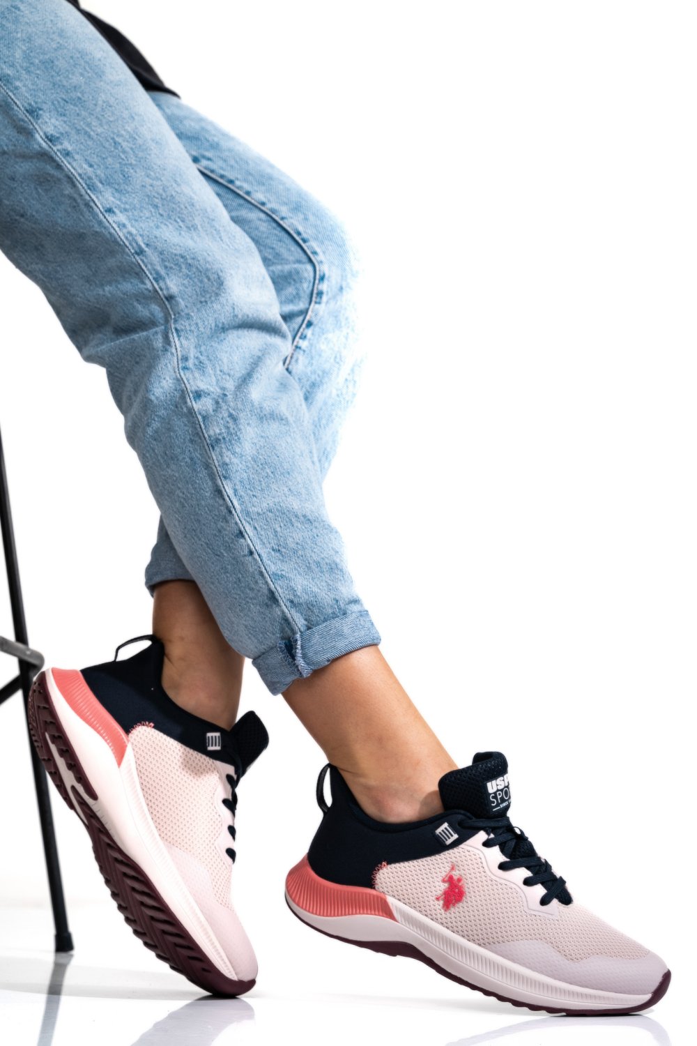 U.S. POLO ASSN, PANTOFI SPORT PINK FLORIN