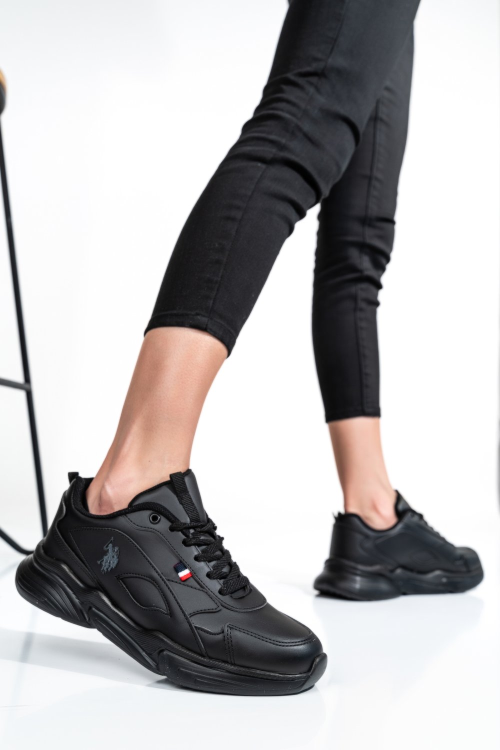 U.S. POLO ASSN, PANTOFI SPORT BLACK LEMON