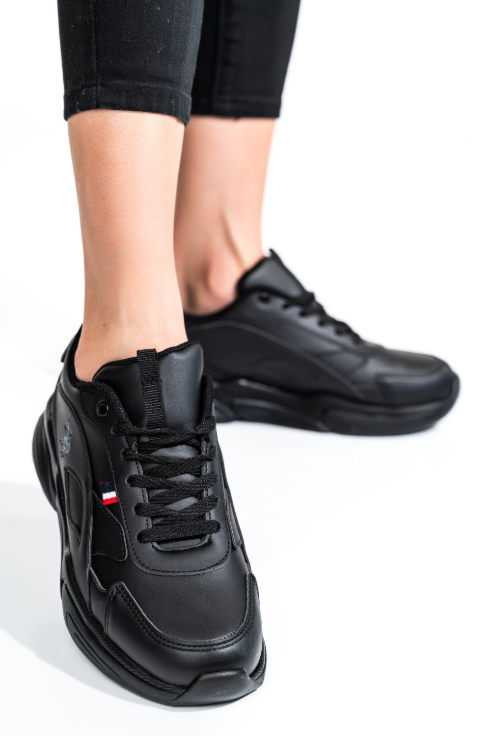 U.S. POLO ASSN, PANTOFI SPORT BLACK LEMON