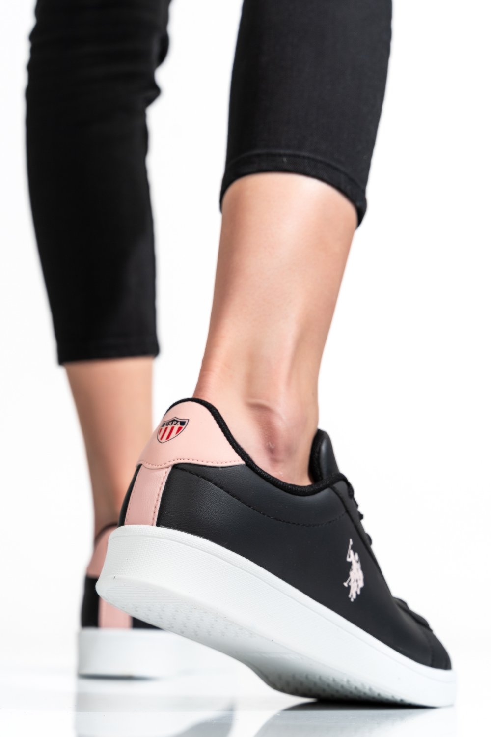 U.S. POLO ASSN, PANTOFI SPORT BLACK TIBET