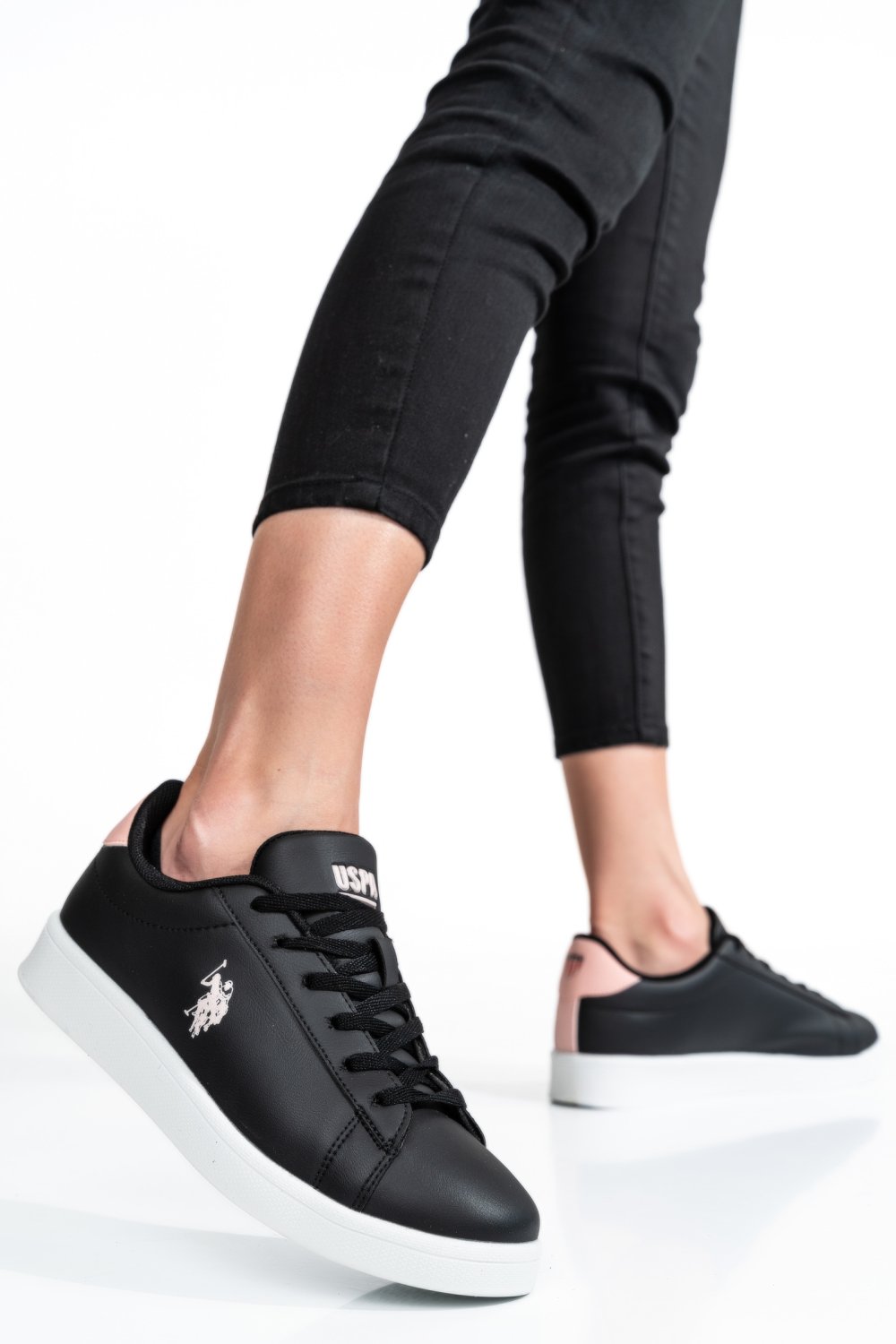 U.S. POLO ASSN, PANTOFI SPORT BLACK TIBET