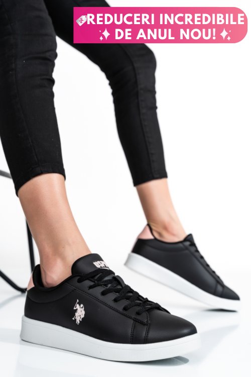 U.s. polo assn, pantofi sport black tibet