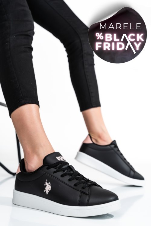 U.s. polo assn, pantofi sport black tibet