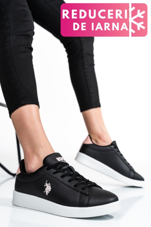 U.s. polo assn, pantofi sport black tibet
