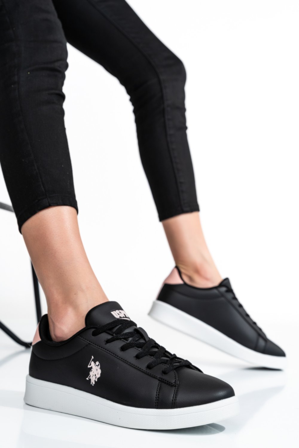 U.S. POLO ASSN, PANTOFI SPORT BLACK TIBET