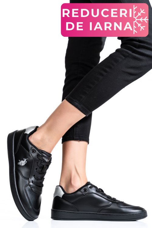 U.s. polo assn, pantofi sport all black blake