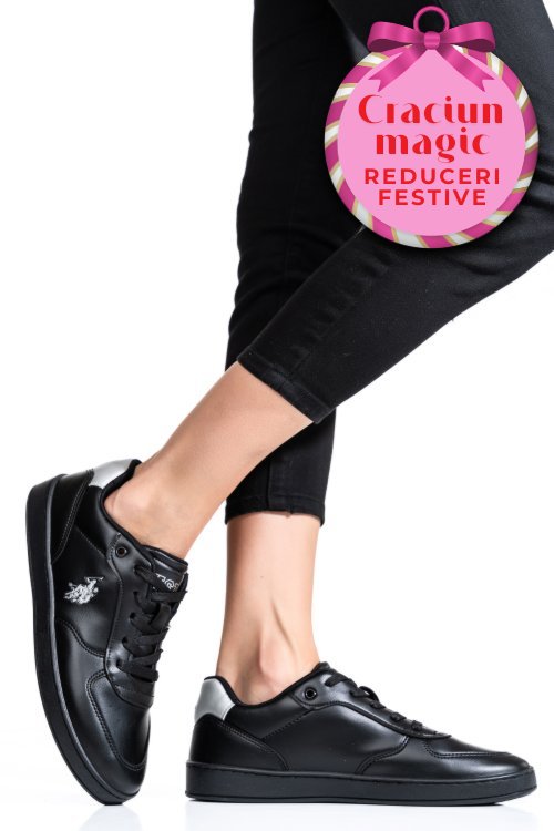 U.s. polo assn, pantofi sport all black blake