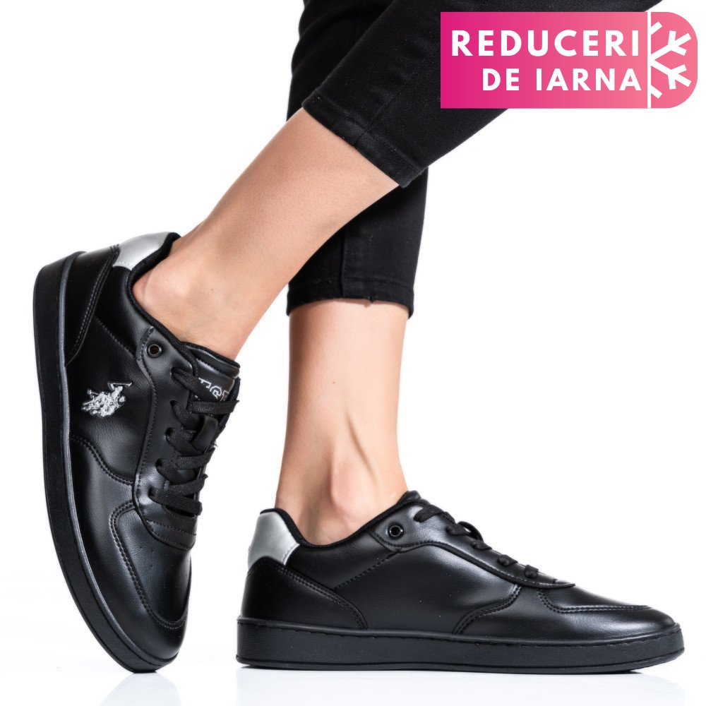 U.S. POLO ASSN, PANTOFI SPORT ALL BLACK BLAKE