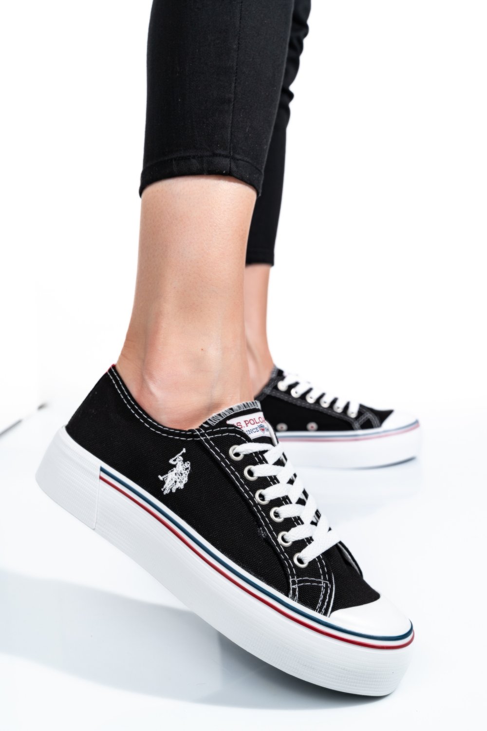 U.S. POLO ASSN, PANTOFI SPORT BLACK PENELOPE-4FX