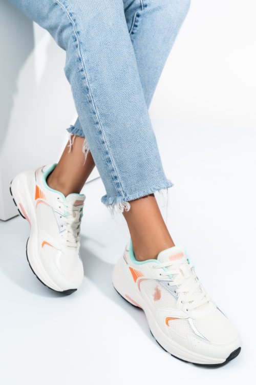 U.s. polo assn, pantofi sport beige felix