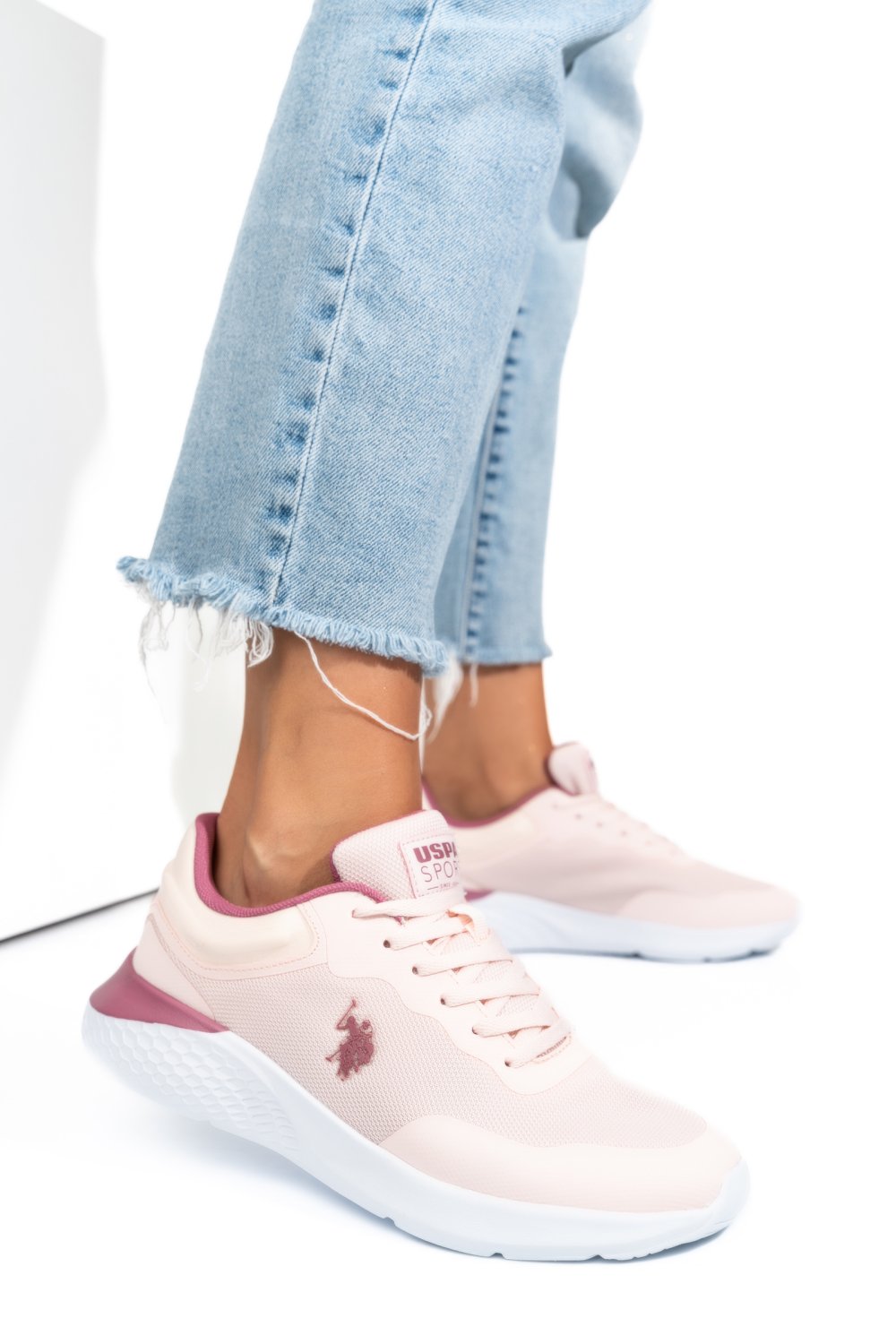 U.S. POLO ASSN, PANTOFI SPORT PINK BELFAST