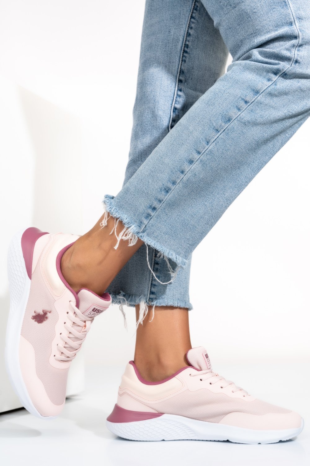 U.S. POLO ASSN, PANTOFI SPORT PINK BELFAST