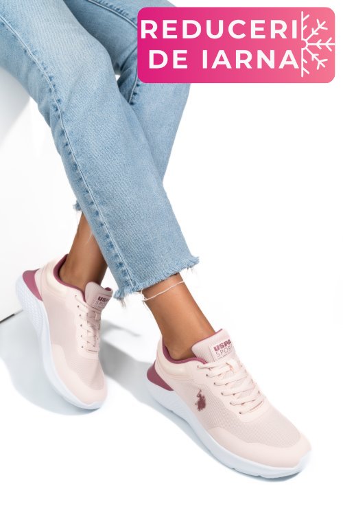 U.s. polo assn, pantofi sport pink belfast