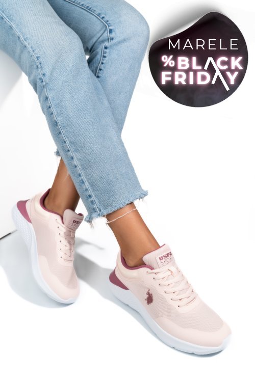 U.s. polo assn, pantofi sport pink belfast