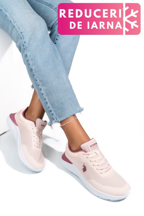 U.s. polo assn, pantofi sport pink belfast