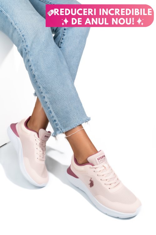 U.s. polo assn, pantofi sport pink belfast