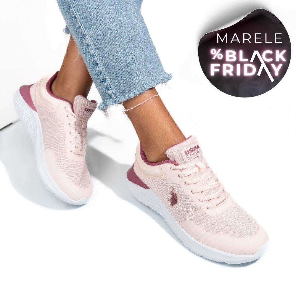 U.S. POLO ASSN, PANTOFI SPORT PINK BELFAST