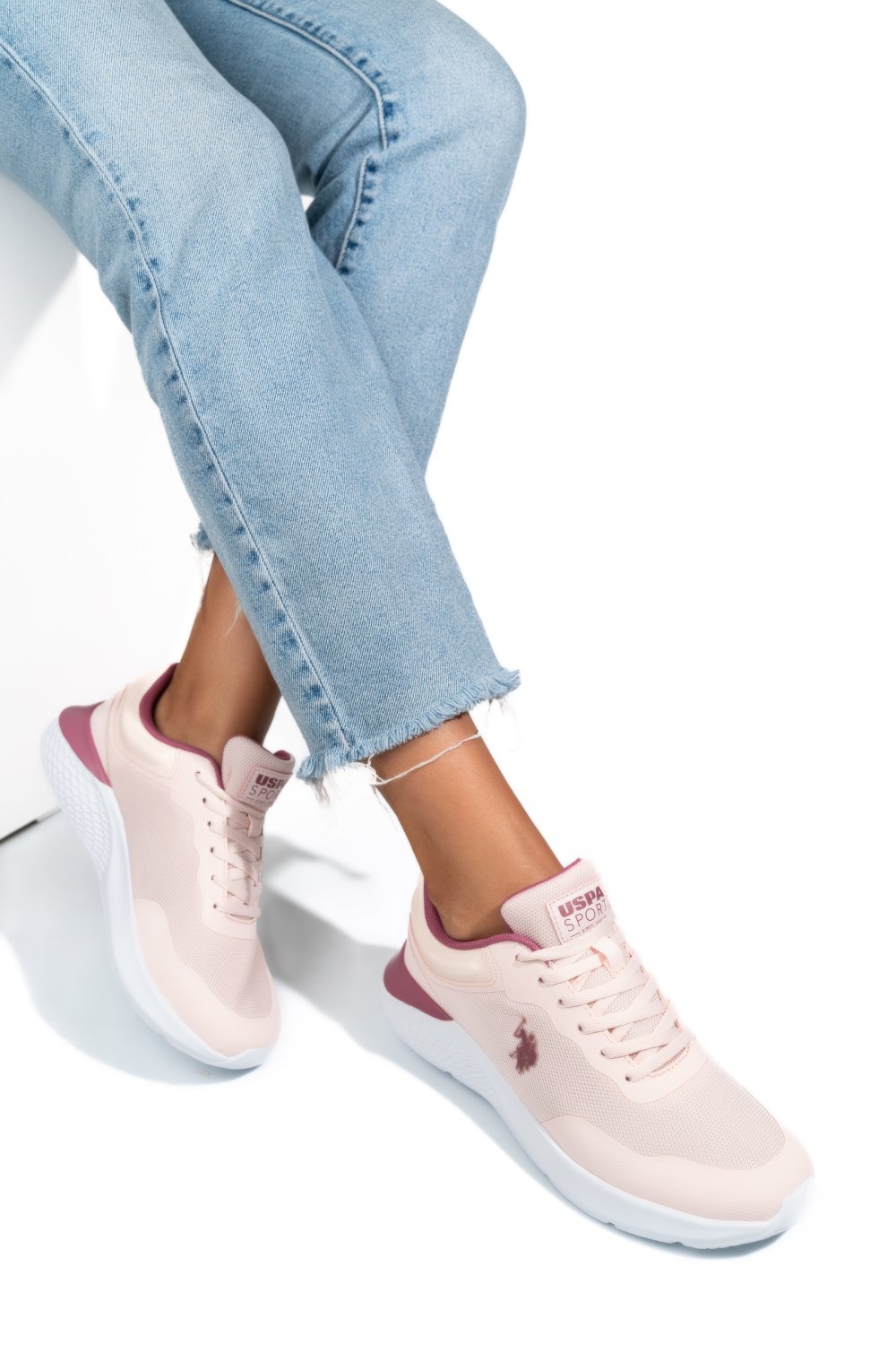 U.S. POLO ASSN, PANTOFI SPORT PINK BELFAST