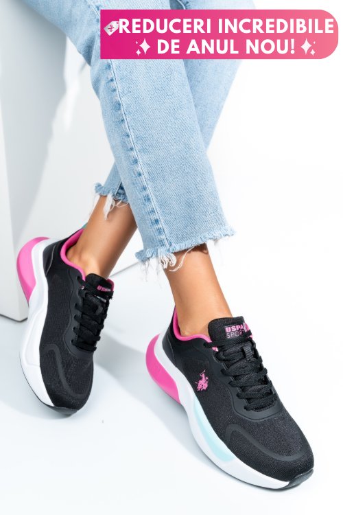 U.s. polo assn, pantofi sport black willy