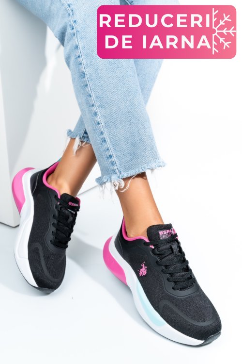 U.s. polo assn, pantofi sport black willy