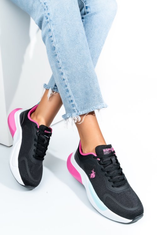 U.s. polo assn, pantofi sport black willy