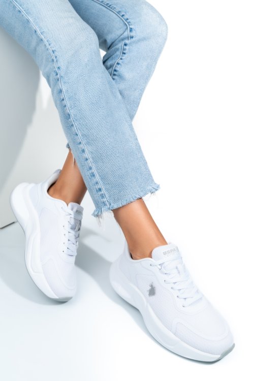 U.s. polo assn, pantofi sport white willy