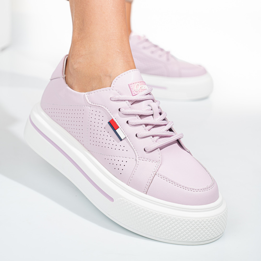 PANTOFI SPORT PURPLE PIELE NATURALA 7SP6254-11A