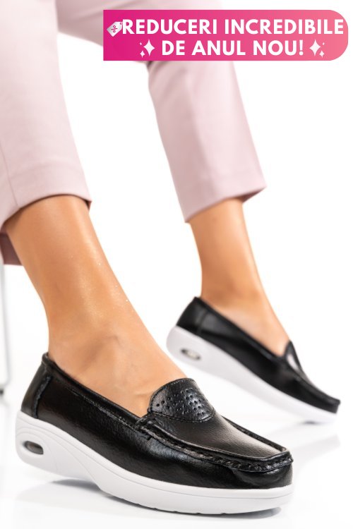 Espadrile black white piele naturala yspxr003