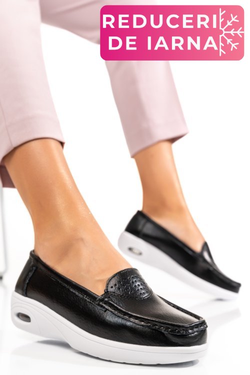 Espadrile black white piele naturala yspxr003