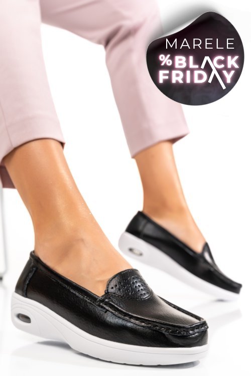 Espadrile black white piele naturala yspxr003