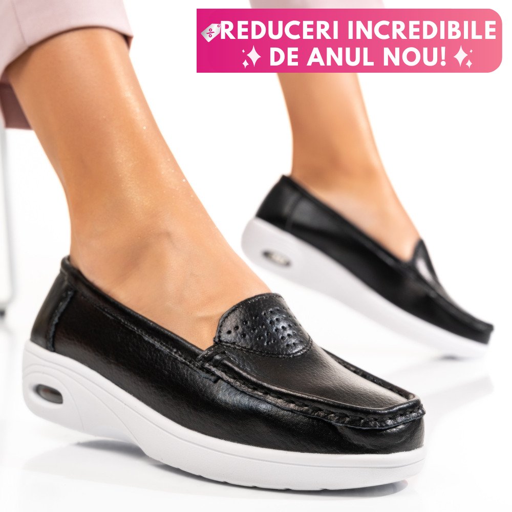 ESPADRILE BLACK WHITE PIELE NATURALA YSPXR003
