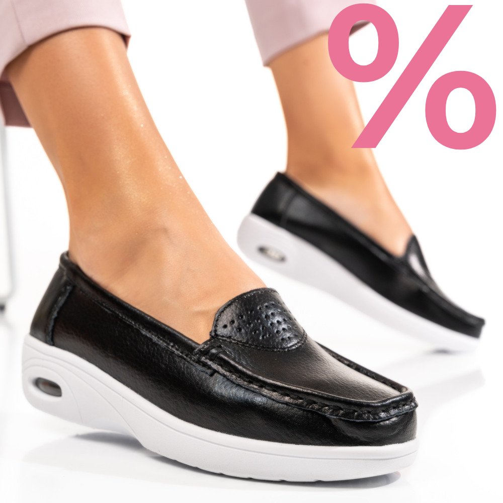 ESPADRILE BLACK WHITE PIELE NATURALA YSPXR003