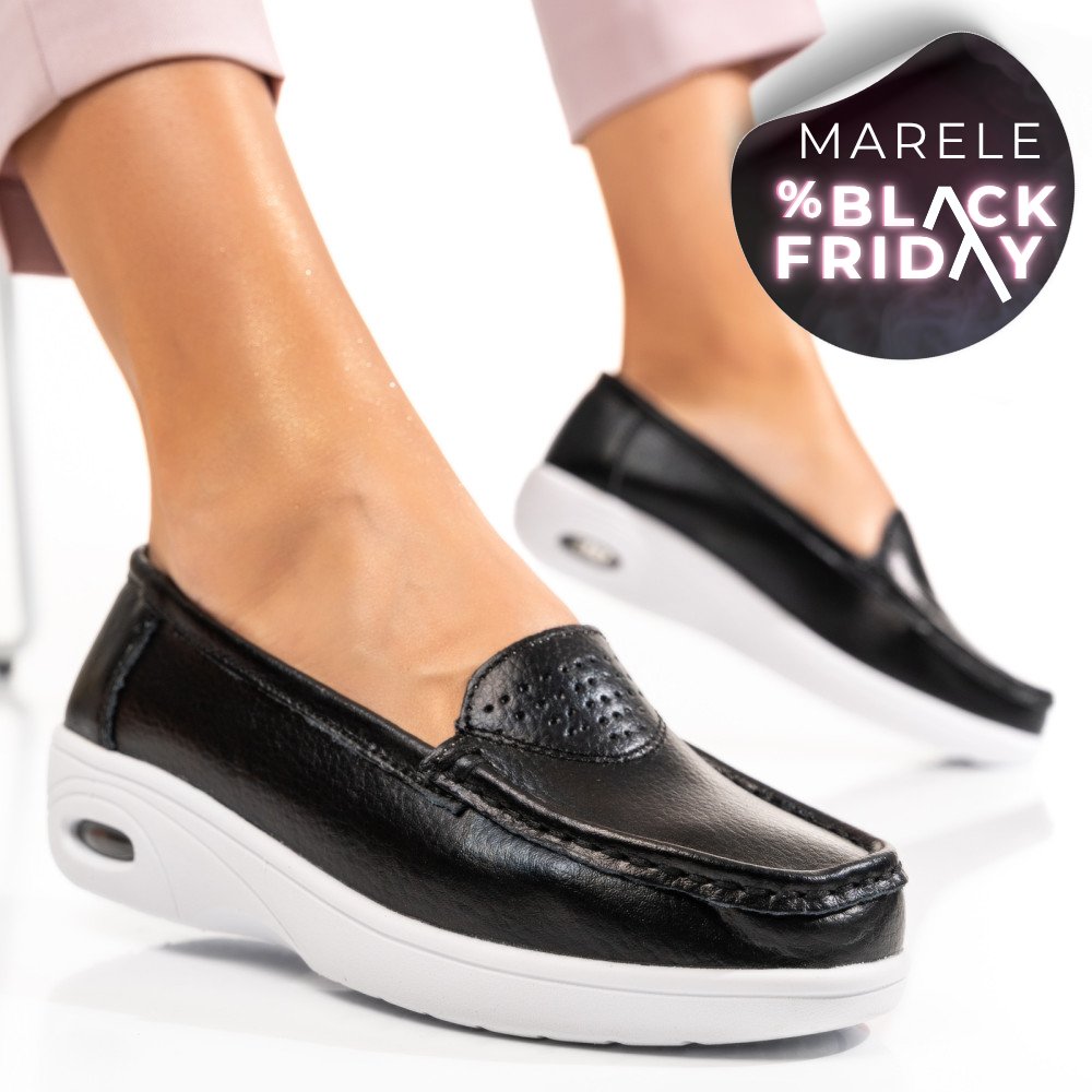 ESPADRILE BLACK WHITE PIELE NATURALA YSPXR003