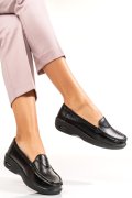 ESPADRILE BLACK PIELE NATURALA YSPXR003