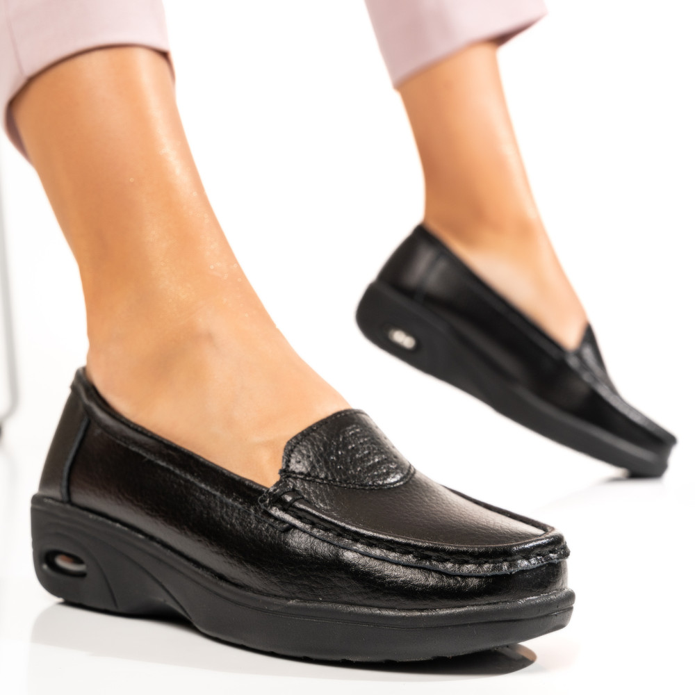 ESPADRILE BLACK PIELE NATURALA YSPXR003
