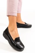 ESPADRILE BLACK PIELE NATURALA YSPXR003