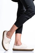 PANTOFI BEJ PIELE NATURALA 2SP05