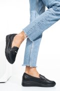 MOCASINI NEGRI PIELE NATURALA QSPL793