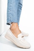 MOCASINI BEJ PIELE NATURALA QSPL793
