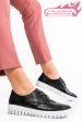 Pantofi sport black piele naturala jspy7863