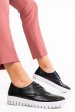 Pantofi sport black piele naturala jspy7863