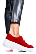 PANTOFI SPORT ROSII PIELE NATURALA INTOARSA ASPW202318