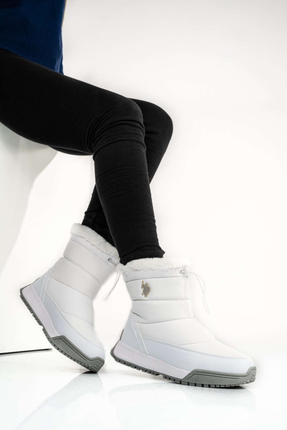 U.S. POLO ASSN, GHETE DAMA WHITE RAINY