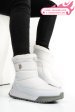 U.s. polo assn, ghete dama white rainy